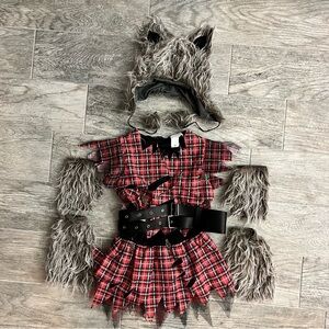 Like New! Wolfie Girl Costume Kids Small